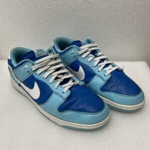 Nike DUNK LOW RETRO QS Argon White Blue Flash Sneakers - Men's 11.5
